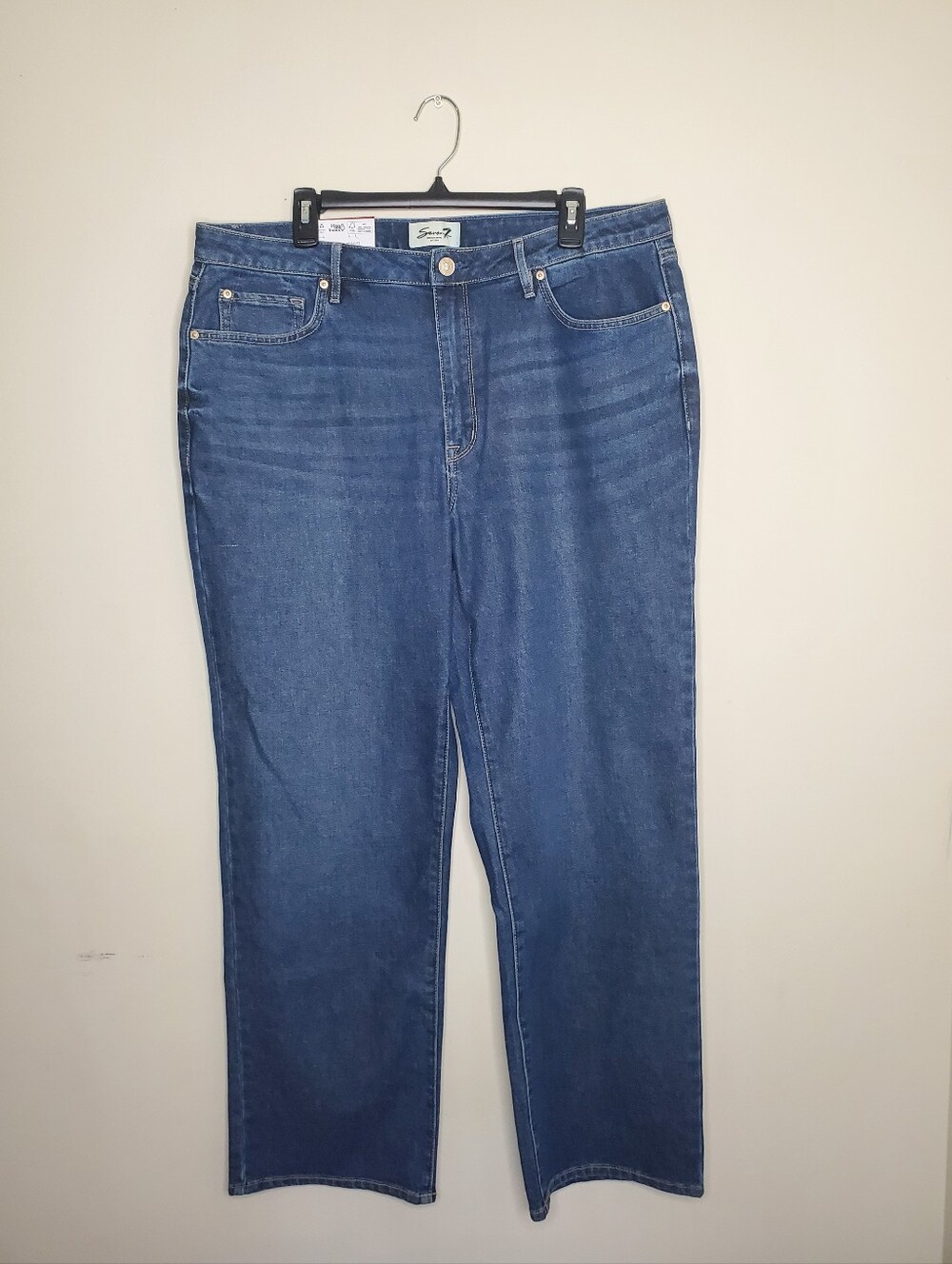 Seven7 High-Rise Straight Jean Size 14